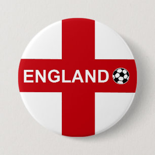 Badge Rond 7,6 Cm Le football de l'Angleterre