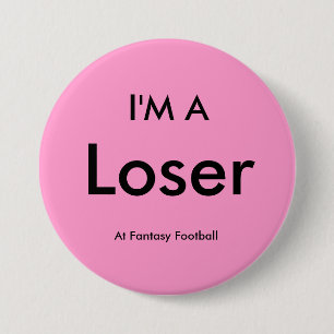 Badge Rond 7,6 Cm Le football d'imaginaire - je suis un Pin de