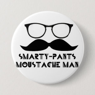 Badge Rond 7,6 Cm Le je-sais-tout halète l'homme Buttone de