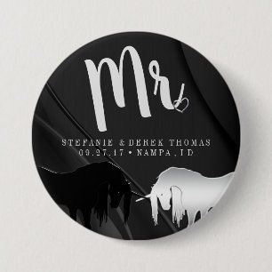 Badge Rond 7,6 Cm Le Mariage mystique de la licorne (M.)