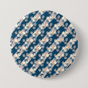 Badge Rond 7,6 Cm Le Motif Arrière - plan des Sbuirrels