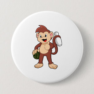 Badge Rond 7,6 Cm Le Petit Bowling