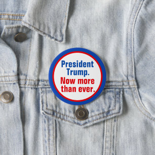 Badge Rond 7,6 Cm Le Président Trump