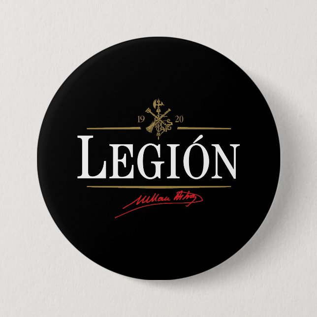 Badge Rond 7,6 Cm Legión (Devant)