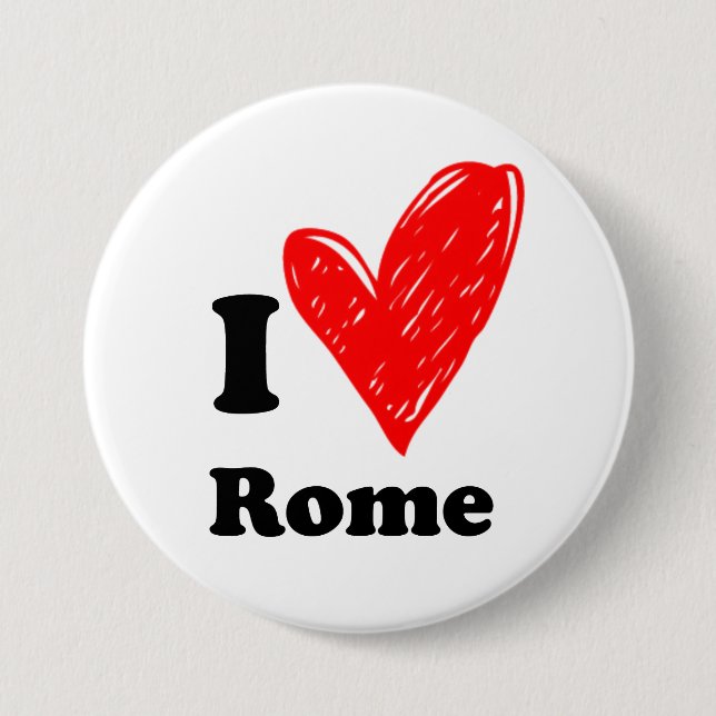 Badge Rond 7,6 Cm L'Enfer de Rome (Devant)