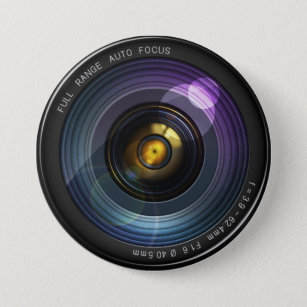Badge Rond 7,6 Cm Lentières de caméra