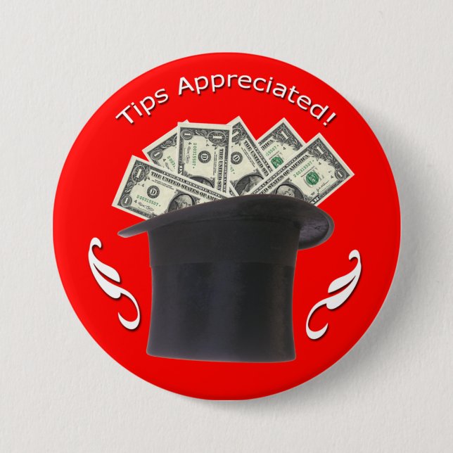 Badge Rond 7,6 Cm Les bouts ont apprécié le bouton (Devant)