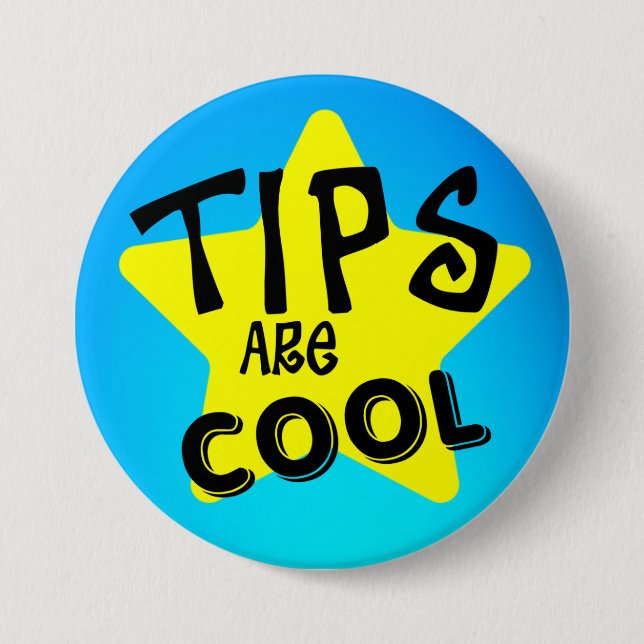 Badge Rond 7,6 Cm Les conseils sont des boutons Cool (Devant)