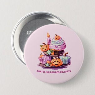 Badge Rond 7,6 Cm Les délices du Pastel Halloween