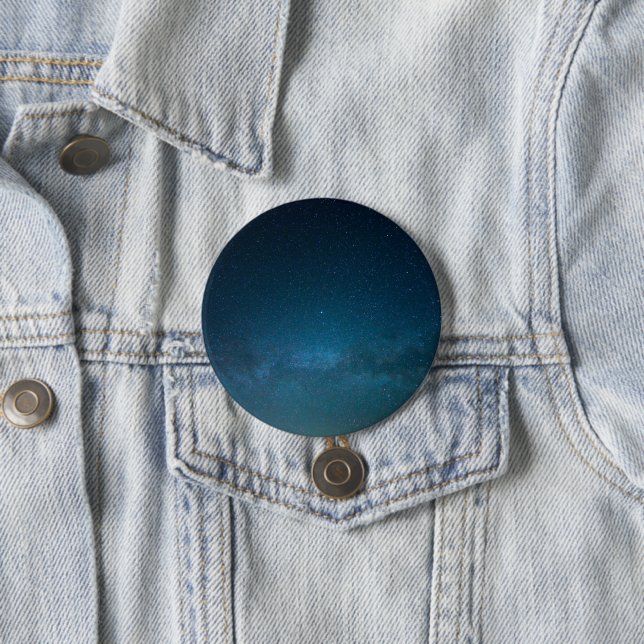 Badge Rond 7,6 Cm Les étoiles de nuit (En situation)