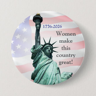 Badge Rond 7,6 Cm Les femmes rendent ce pays génial ! Bouton 2