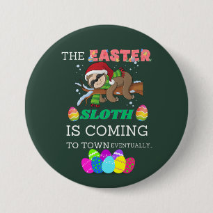 Badge Rond 7,6 Cm Les Pâques Qui Viennent Drôle Bunny De Pâques Pare