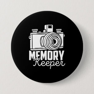 Badge Rond 7,6 Cm Les photographes gardent leur mémoire