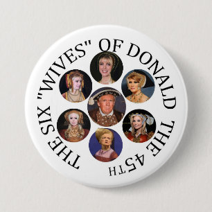 Badge Rond 7,6 Cm Les six "épouses" de Donald le quarante-cinquièm