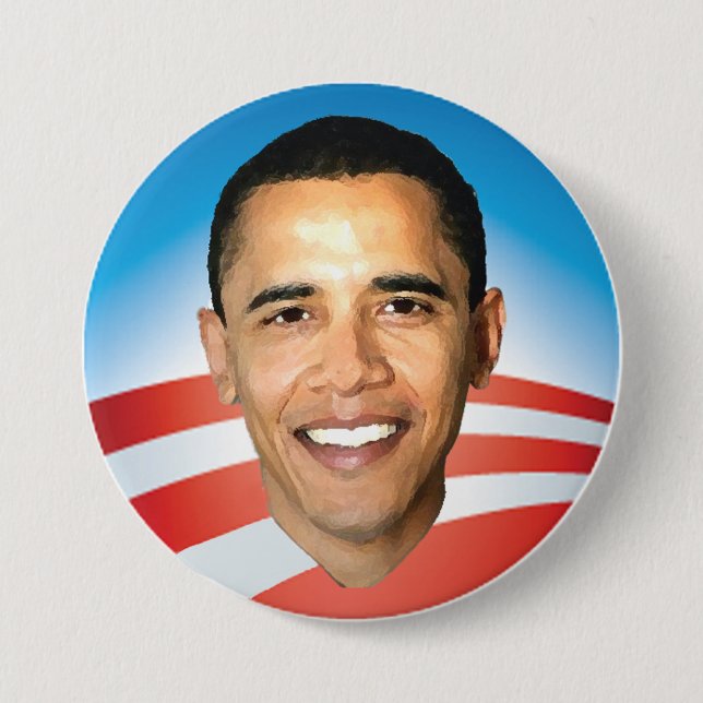 Badge Rond 7,6 Cm Lever de soleil d'Obama bouton de 3 pouces (Devant)