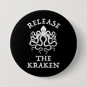 Badge Rond 7,6 Cm Libérez Kraken