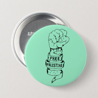 Badge Rond 7,6 Cm Libérez la Palestine Vintage Premier Palestinien
