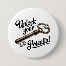 Libérez Votre Potentiel - Clé Vintage Motivationne