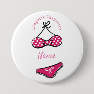 Badge Rond 7,6 Cm Lingerie Inspector Thunder_Cove