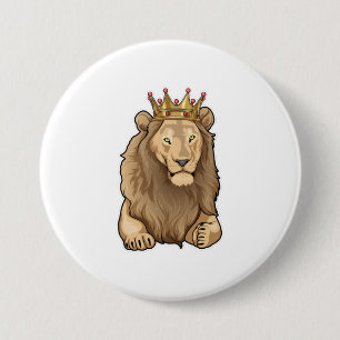 Badge Rond 7,6 Cm Lion King