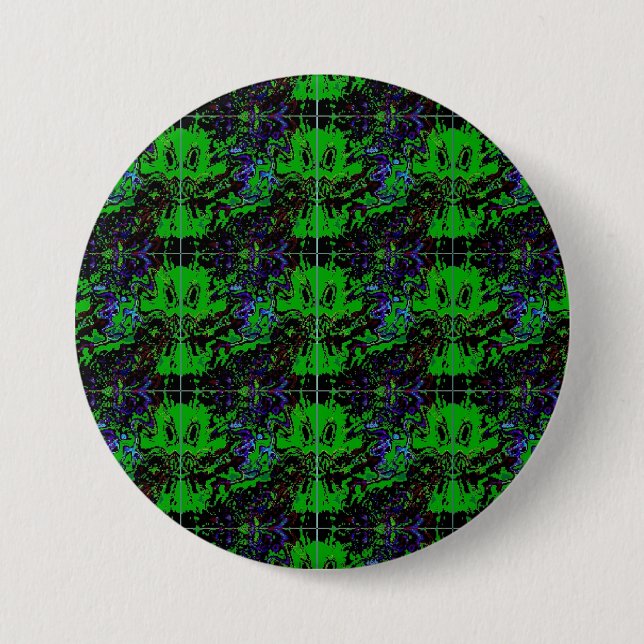 Badge Rond 7,6 Cm Little green Devil (Devant)