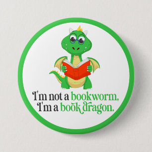 Badge Rond 7,6 Cm Livre drôle à lire - Bibliophile
