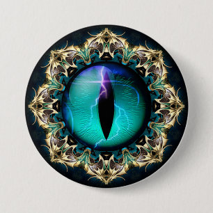 Badge Rond 7,6 Cm L'oeil du dragon
