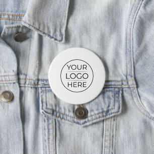 Badge Rond 7,6 Cm Logo d'entreprise rond moderne personnalisé