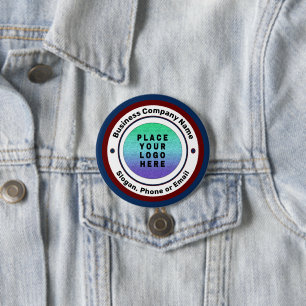 Badge Rond 7,6 Cm Logo Entreprise Promotionnel Personnalisé