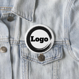 Badge Rond 7,6 Cm Logo simple promotionnel pour petites entreprises 