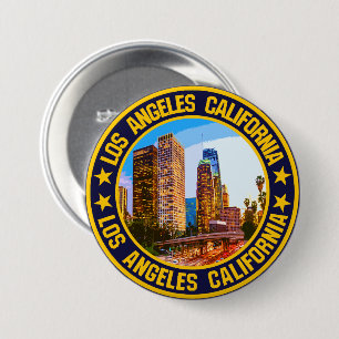 Badge Rond 7,6 Cm Los Angeles