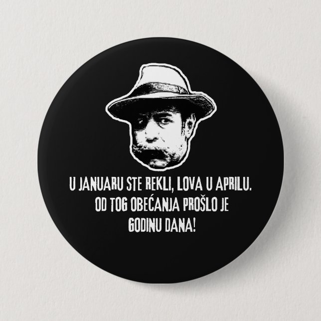 Badge Rond 7,6 Cm Lova en avril (Devant)
