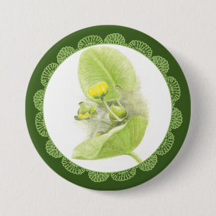 Badge Rond 7,6 Cm Lys de fleurs