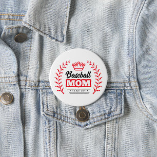 Badge Rond 7,6 Cm Maman du baseball