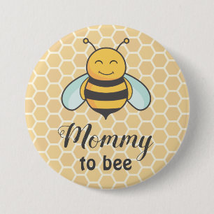Badge Rond 7,6 Cm Maman pour être nouvelle maman Mère Abee Baby show
