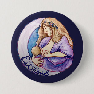 Badge Rond 7,6 Cm Manger Allaitement local Allaitement Allaitement D