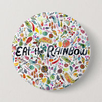 MANGER LES fruits colorés RAINBOW légume aquarelle