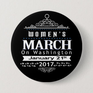 Badge Rond 7,6 Cm Mars de million de femmes sur le Pin de bouton de
