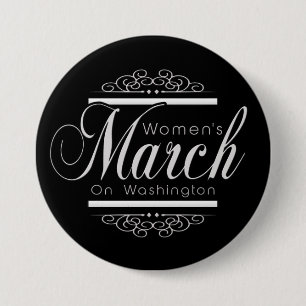 Badge Rond 7,6 Cm Mars de million de femmes sur le Pin de bouton de