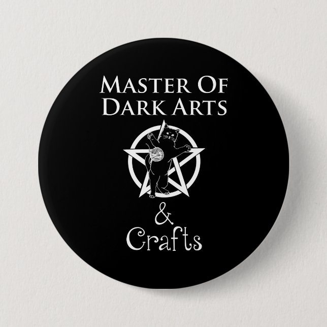 Badge Rond 7,6 Cm Master of Dark Arts & Crafts (Devant)