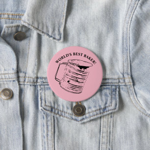 Badge Rond 7,6 Cm Meilleur boulanger pour les meilleurs marchés