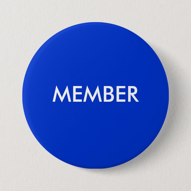 BADGE ROND 7,6 CM MEMBRE (Devant)