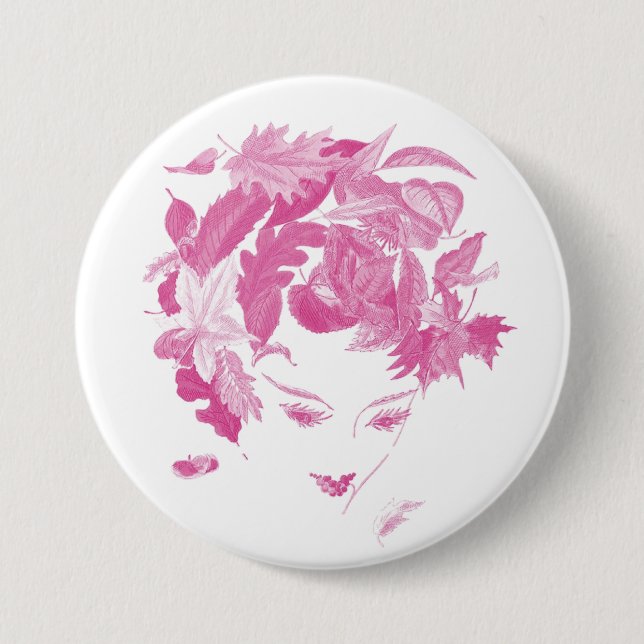 Badge Rond 7,6 Cm Mère Nature (Devant)
