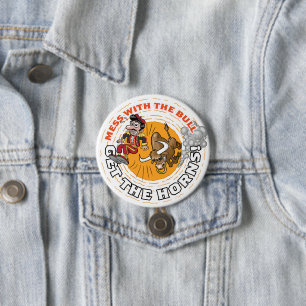 Badge Rond 7,6 Cm Mess avec le Bull...