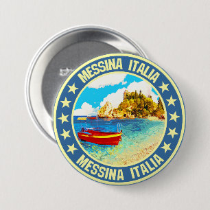 Badge Rond 7,6 Cm Messine