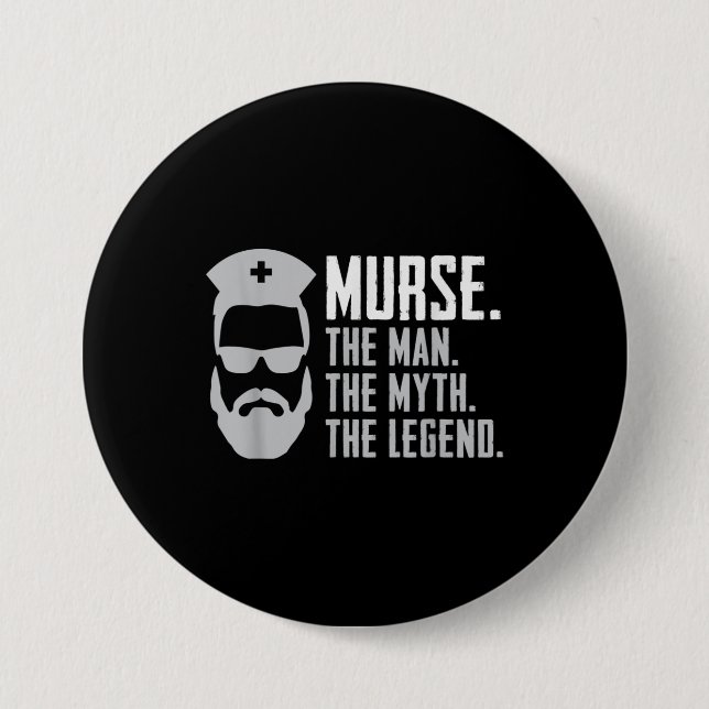 Badge Rond 7,6 Cm Meurtre amusant pour les hommes (Devant)