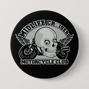 Badge Rond 7,6 Cm Midlife Cruisers MC custom button