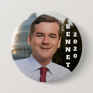 Badge Rond 7,6 Cm Mike Bennet Portait 2020