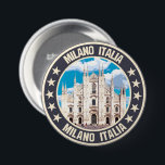 Badge Rond 7,6 Cm Milan<br><div class="desc">Milan</div>
