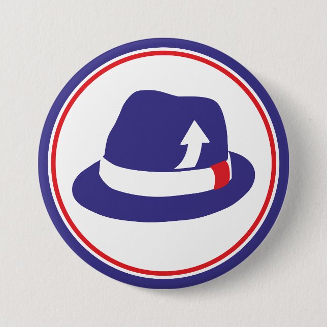 Badge Rond 7,6 Cm Mod Trilby (Devant)